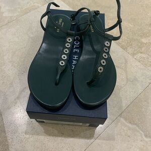Cole Haan Women's Green Sandals NIB size 7